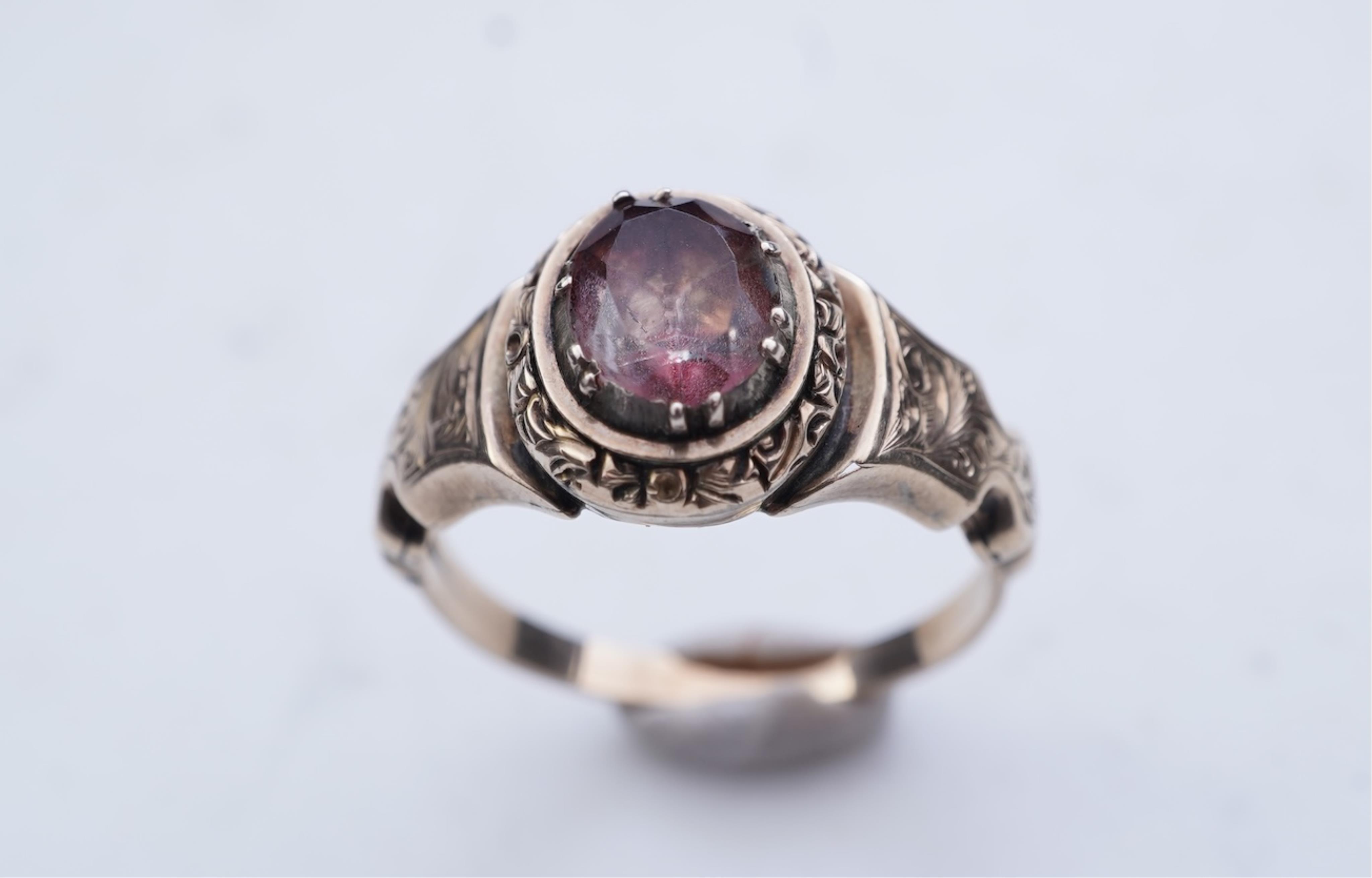 A citrine ring, 19th century